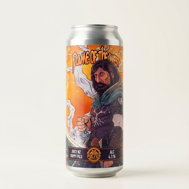 Flame of the West - Pulfer Brewery Pilsner - New Zealand 330ml