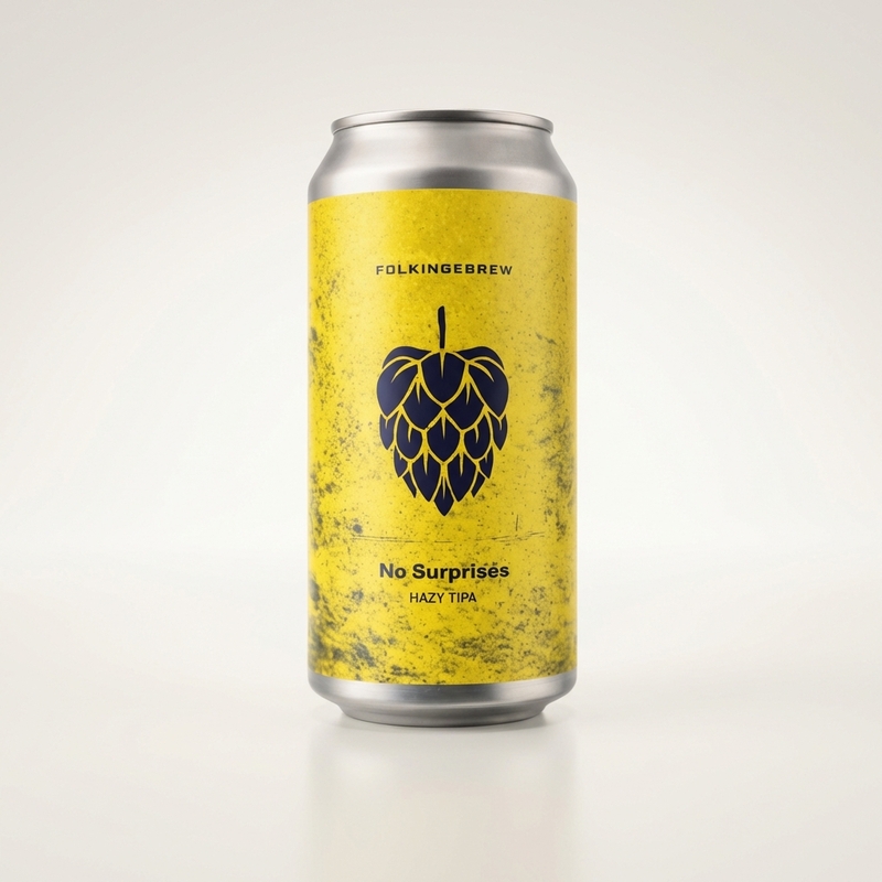 No Surprises - Folkingebrew IPA - Triple New England / Hazy 440ml