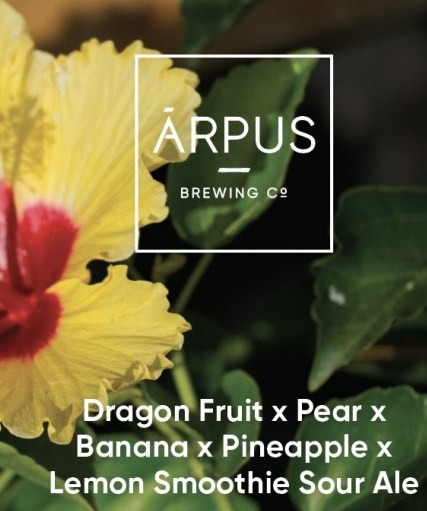 Dragon Fruit x Pear x Banana x Pineapple x Lemon Smoothie Sour - Ārpus Brewing Co. Sour - Smoothie / Pastry 440ml