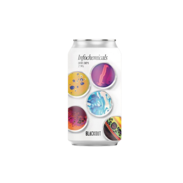Infochemicals - Blackout Brewing IPA - Imperial / Double New England / Hazy 440ml