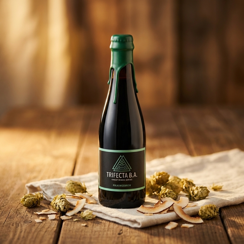 Trifecta B.A. Folkingebrew - Frontaal Brewing Co. Stout - Imperial / Double 375ml