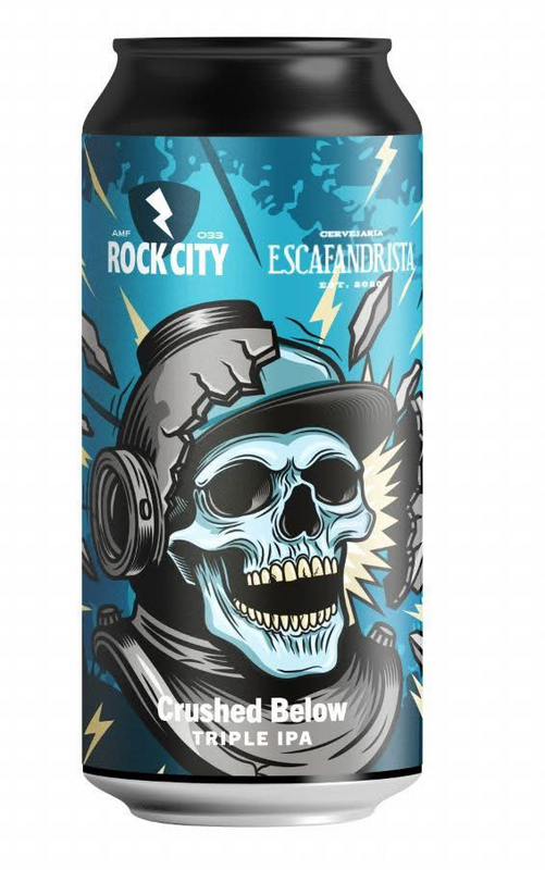 Crushed Below - Rock City Brewing IPA - Triple New England / Hazy 440ml