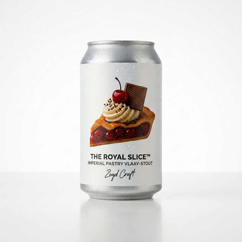 The Royal Slice - Imperial Pastry Vlaai-Stout - Zuyd Craft Stout - Imperial / Double Pastry 330ml