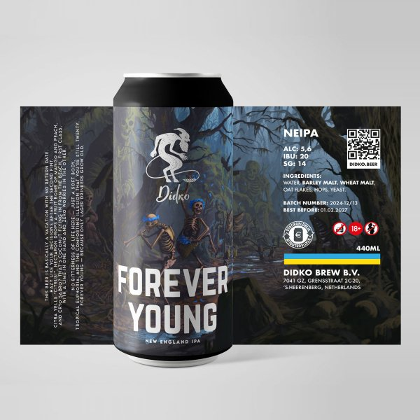 Forever Young - Дідько Brewery IPA - New England / Hazy 440ml