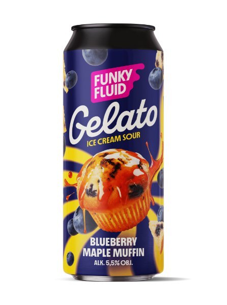 Gelato: Blueberry Maple Muffin - Funky Fluid Sour - Smoothie / Pastry 500ml