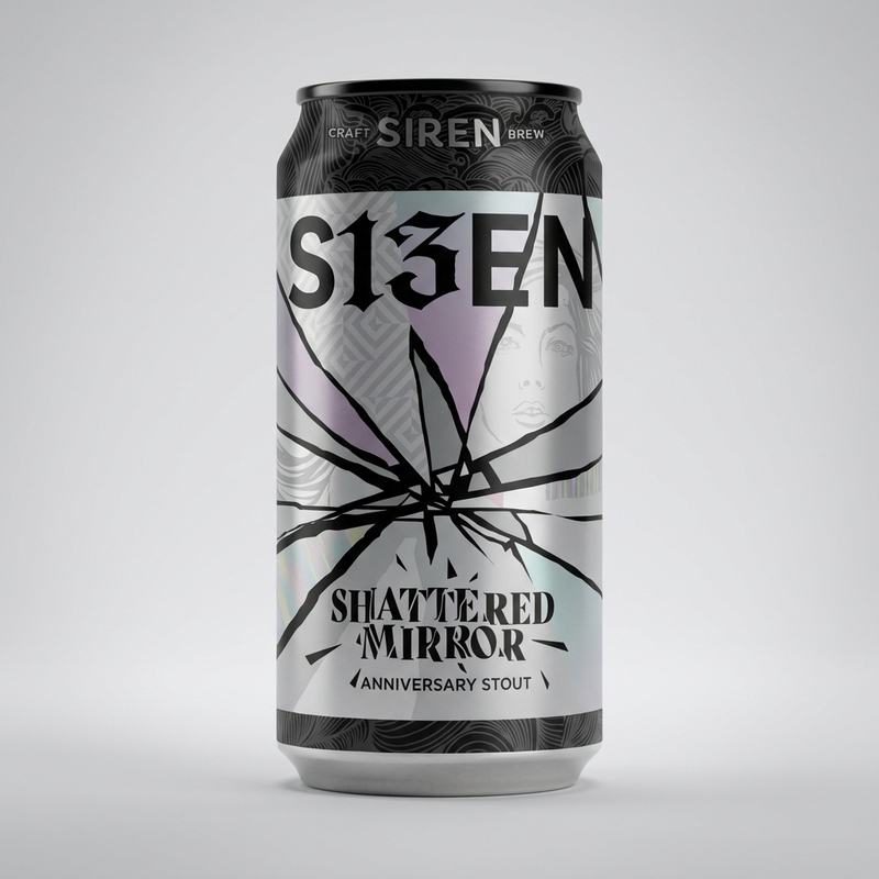 Shattered Mirror - Siren Craft Brew Stout - Imperial / Double 440ml