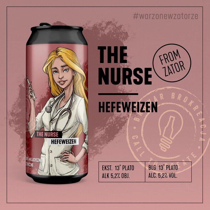 The Nurse - Brokreacja Wheat Beer - Hefeweizen 500ml