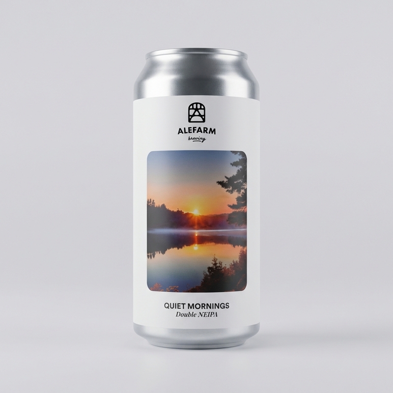 Quiet Mornings - Alefarm Brewing IPA - Imperial / Double New England / Hazy 440ml