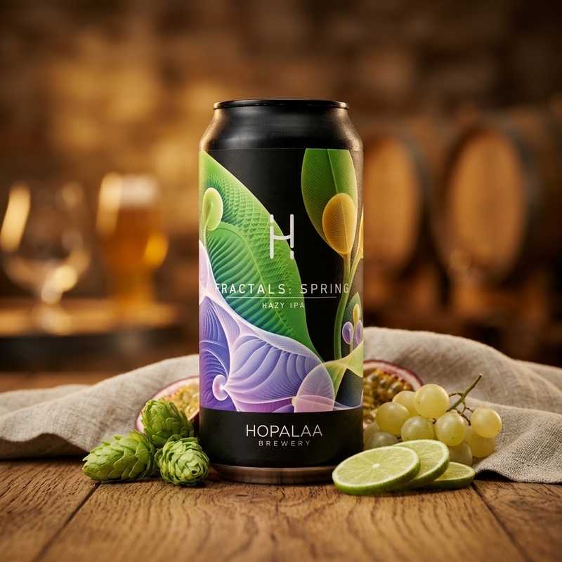 Fractals : Spring - Hopalaa IPA - New England / Hazy 440ml