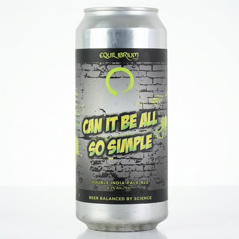 Can It Be All So Simple / The Answer - Equilibrium Brewery IPA - Imperial / Double New England / Hazy 473ml