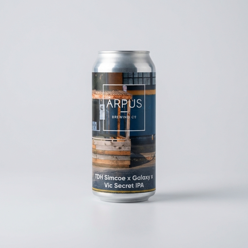 TDH Simcoe x Galaxy x Vic Secret IPA - Ārpus Brewing Co. IPA - New England / Hazy 440ml