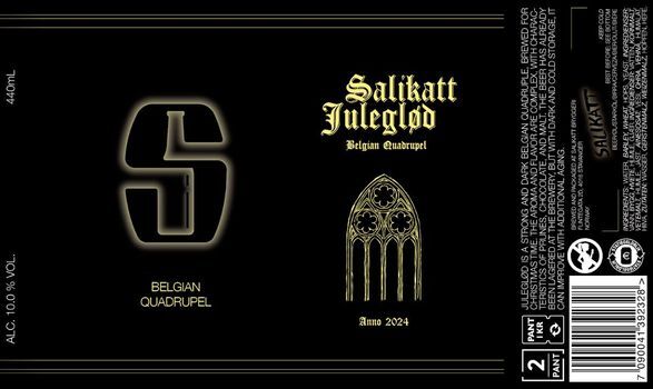 Juleglød 2024 - Salikatt Belgian Quadrupel 440ml