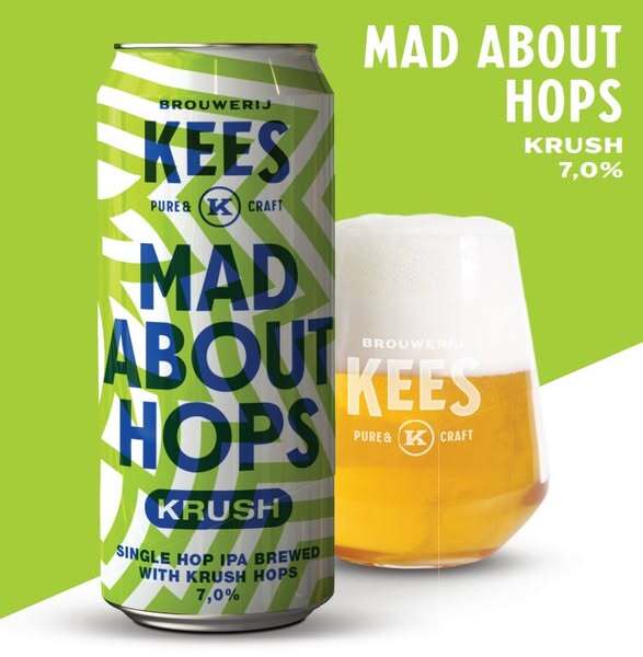 Mad About Hops 'Krush' - Brouwerij Kees IPA - New England / Hazy 440ml