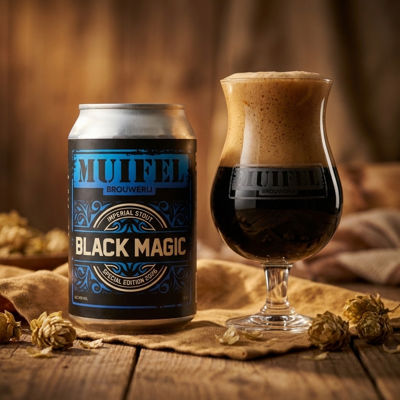 Black Magic - Muifelbrouwerij Stout - Imperial / Double 330ml