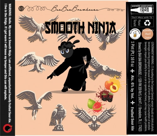 Smooth Ninja - Eagle - Baa Baa Brewhouse Sour - Fruited 473ml