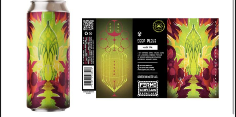 Deep Playa - Cervejaria Fermi IPA - New England / Hazy 440ml