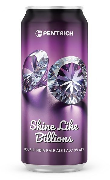Shine Like Billions - Pentrich Brewing Co. IPA - Imperial / Double New England / Hazy 440ml