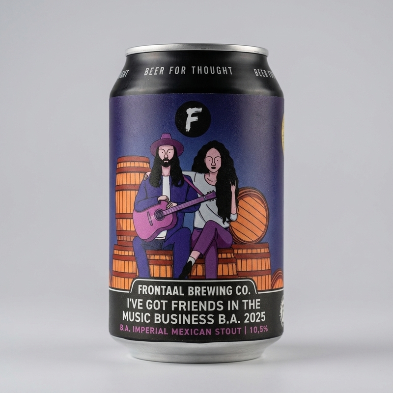 I've Got Friends in the Music Business BA 2025 - Frontaal Brewing Co. Stout - Imperial / Double 330ml