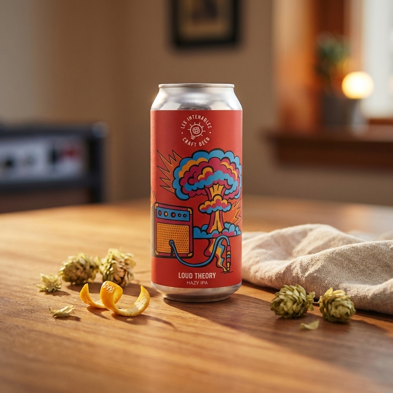 Loud Theory - Les Intenables - Craft Beer IPA - New England / Hazy 440ml