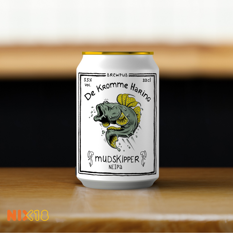 Mudskipper Talus – Idaho7 - De Kromme Haring IPA - New England / Hazy 330ml