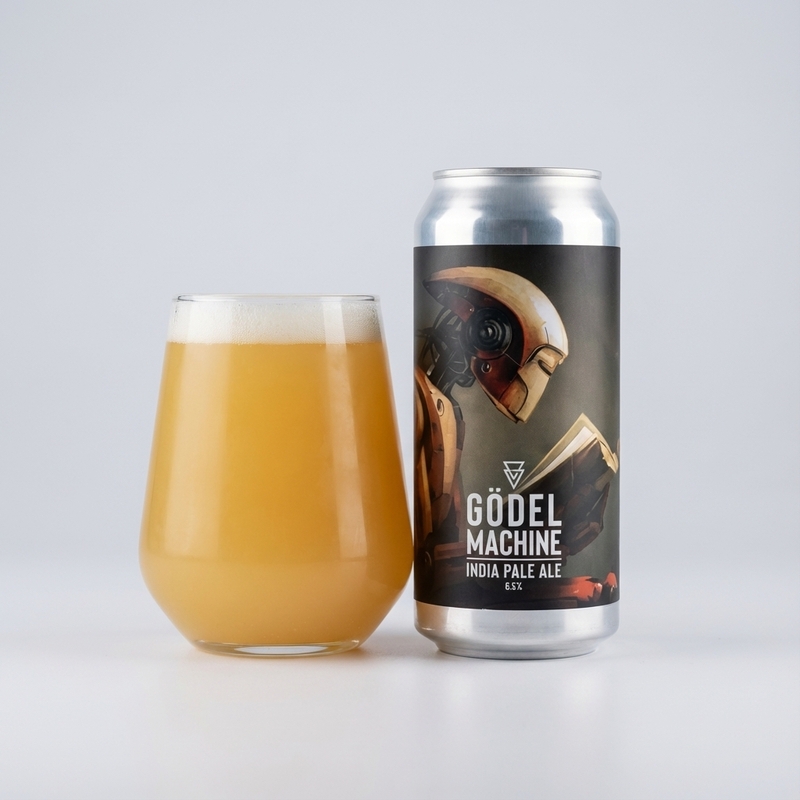 Gödel Machine - Azvex Brewing Company IPA - New England / Hazy 440ml