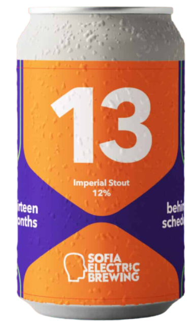 13 Months Behind Schedule - Sofia Electric Brewing Stout - Imperial / Double 330ml