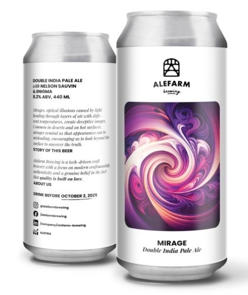 Mirage - Alefarm Brewing IPA - Imperial / Double New England / Hazy 440ml