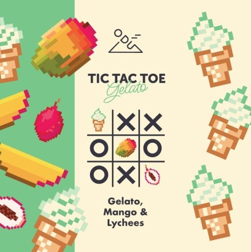Tic Tac Toe Gelato, Mango & Lychees - ODU Brewery Sour - Smoothie / Pastry 440ml