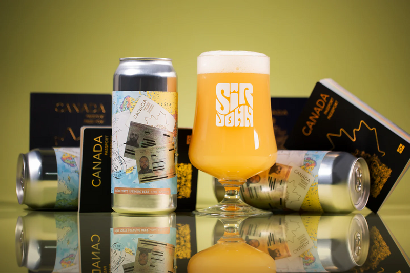 Visa Non Grata - Brasserie Sir John Brewing Co. IPA - Imperial / Double New England / Hazy 473ml