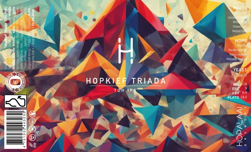 HopKief Triada - Hopalaa IPA - Triple New England / Hazy 440ml