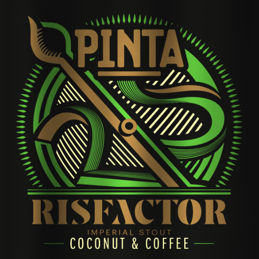 Risfactor: Coconut & Coffee - PINTA Stout - Imperial / Double Coffee 330ml