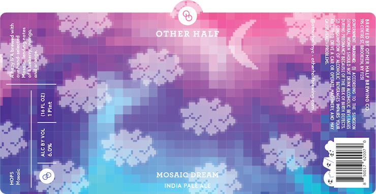 Mosaic Dream - Other Half Brewing Co. IPA - New England / Hazy 440ml