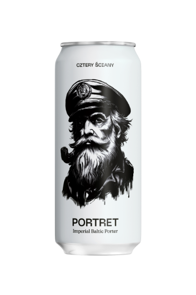 Portret - Browar Cztery Ściany Porter - Imperial / Double Baltic 500ml