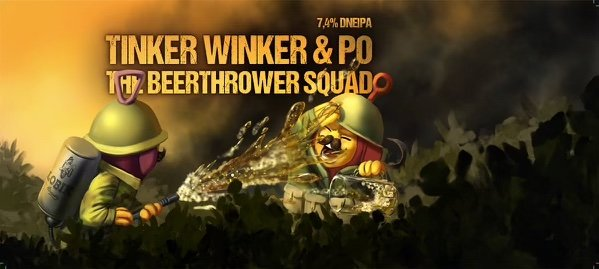 Tinker Winker and Po, The Beerthower Squad - Lobik IPA - Imperial / Double New England / Hazy 440ml