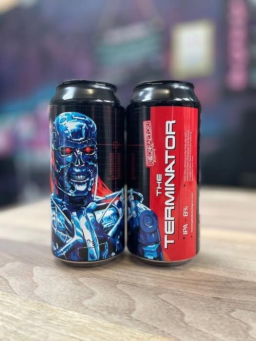 The Terminator - Neon Raptor Brewing Co. IPA - New England / Hazy 440ml