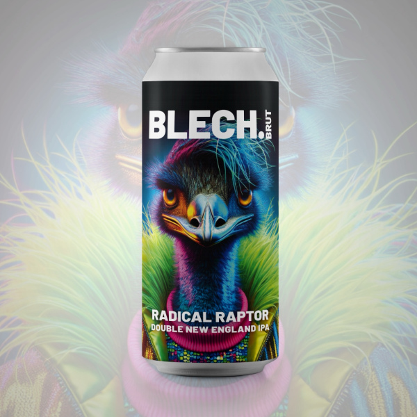 Radical Raptor - Blech.Brut IPA - Imperial / Double New England / Hazy 440ml