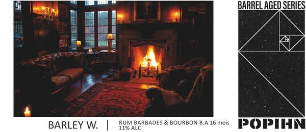 Barley W. Rum Barbades & Bourbon B.A. 16 mois