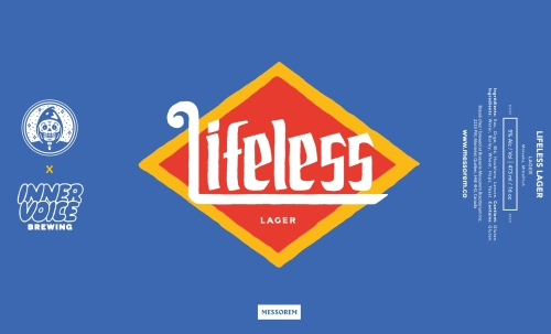 Lifeless Lager (collab with Inner Voice) - Messorem Lager - Pale 473ml
