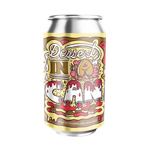 Dessert In A Can - Peanut Butter Caramel Crisp Jam Doughnut - Amundsen Brewery Stout - Imperial / Double Pastry 330ml