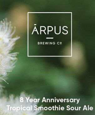 8 Year Anniversary Tropical Smoothie Sour Ale - Ārpus Brewing Co. Sour - Smoothie / Pastry 440ml