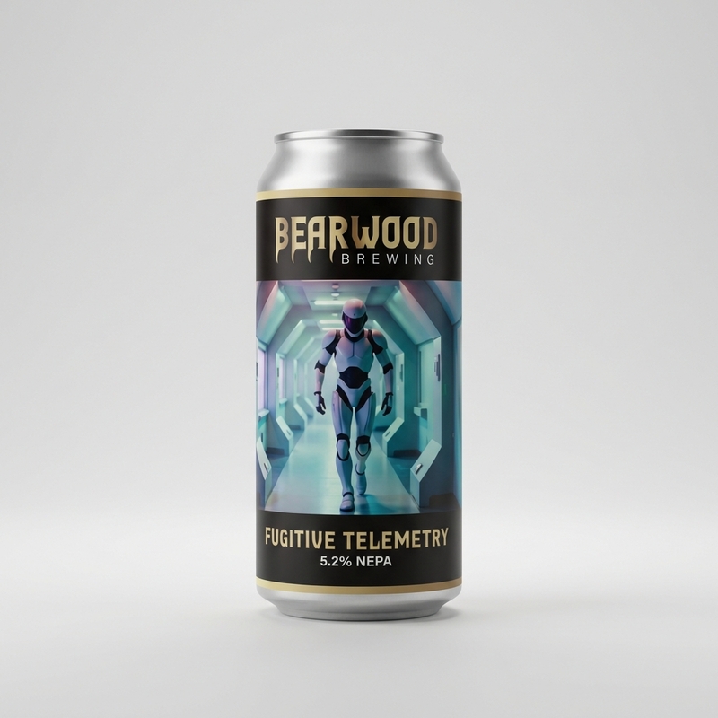 Fugitive Telemetry - Bearwood Brewing Pale Ale - New England / Hazy 440ml