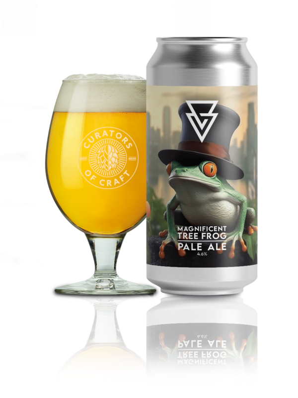 Magnificent Tree Frog - Azvex Brewing Company Pale Ale - New England / Hazy 440ml