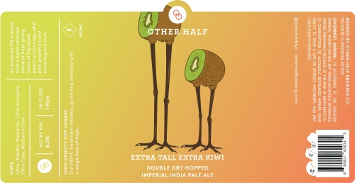 HDHC Extra Tall Extra Kiwi - Other Half Brewing Co. IPA - Imperial / Double 440ml
