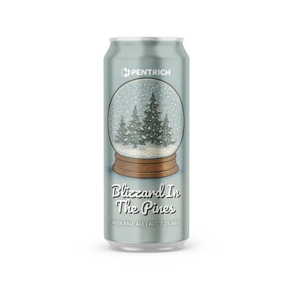 Blizzard In The Pines - Pentrich Brewing Co. IPA - New England / Hazy 440ml