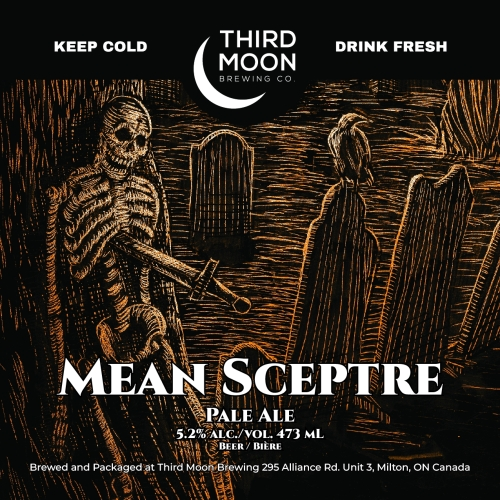 Mean Sceptre - Third Moon Brewing Company Pale Ale - New England / Hazy 473ml