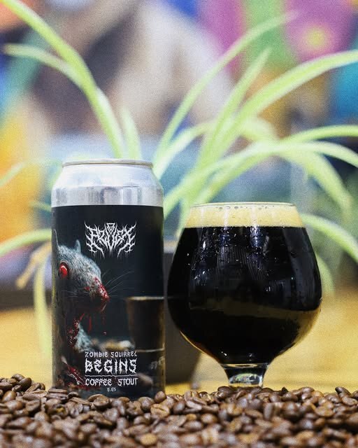 Zombie Squirrel Begins - Azvex Brewing Company Stout - Coffee 440ml