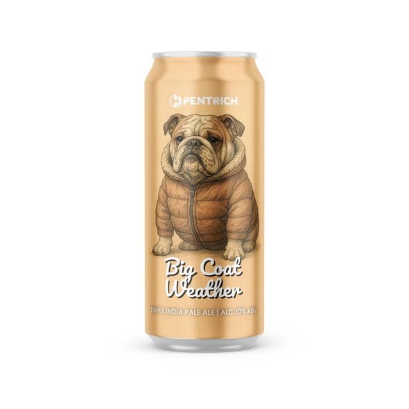 Big Coat Weather - Pentrich Brewing Co. IPA - Triple New England / Hazy 440ml