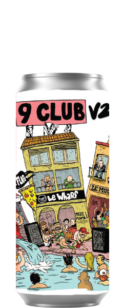 9Club v2 - The Piggy Brewing Company IPA - Triple New England / Hazy 440ml