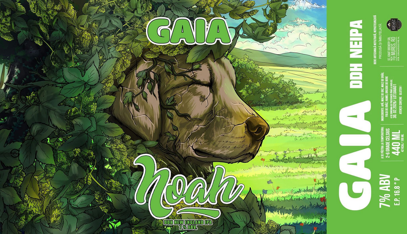 Gaia - Bere Noah IPA - New England / Hazy 440ml