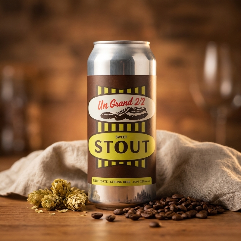 Un Grand 2/2 - Brasserie Sir John Brewing Co. Stout - Milk / Sweet 473ml